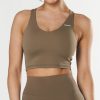 Women STAX Tanks & Singlets | Nue Tank Nandex Brown