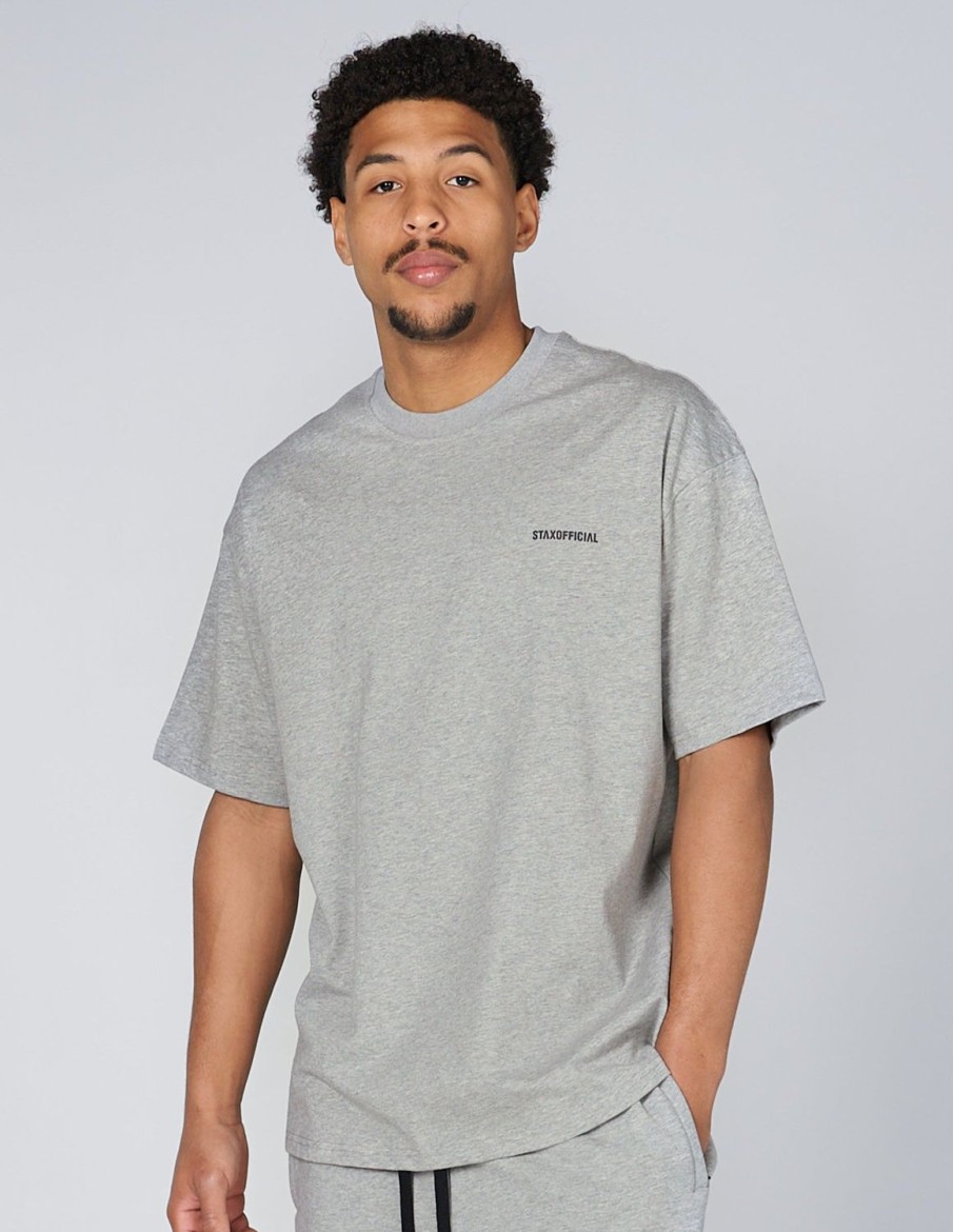 Women STAX Tees | Elements Tee Light Grey