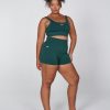 Women STAX Shorts | Premium Seamless Favourites Mini Bike Shorts Pine