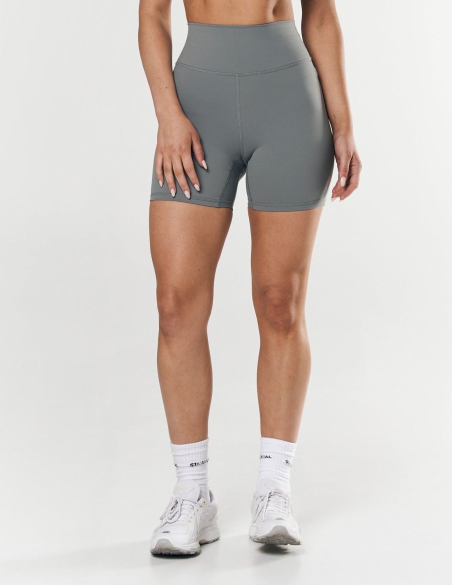 Women STAX Shorts | Midi Bike Shorts Nandex Thyme