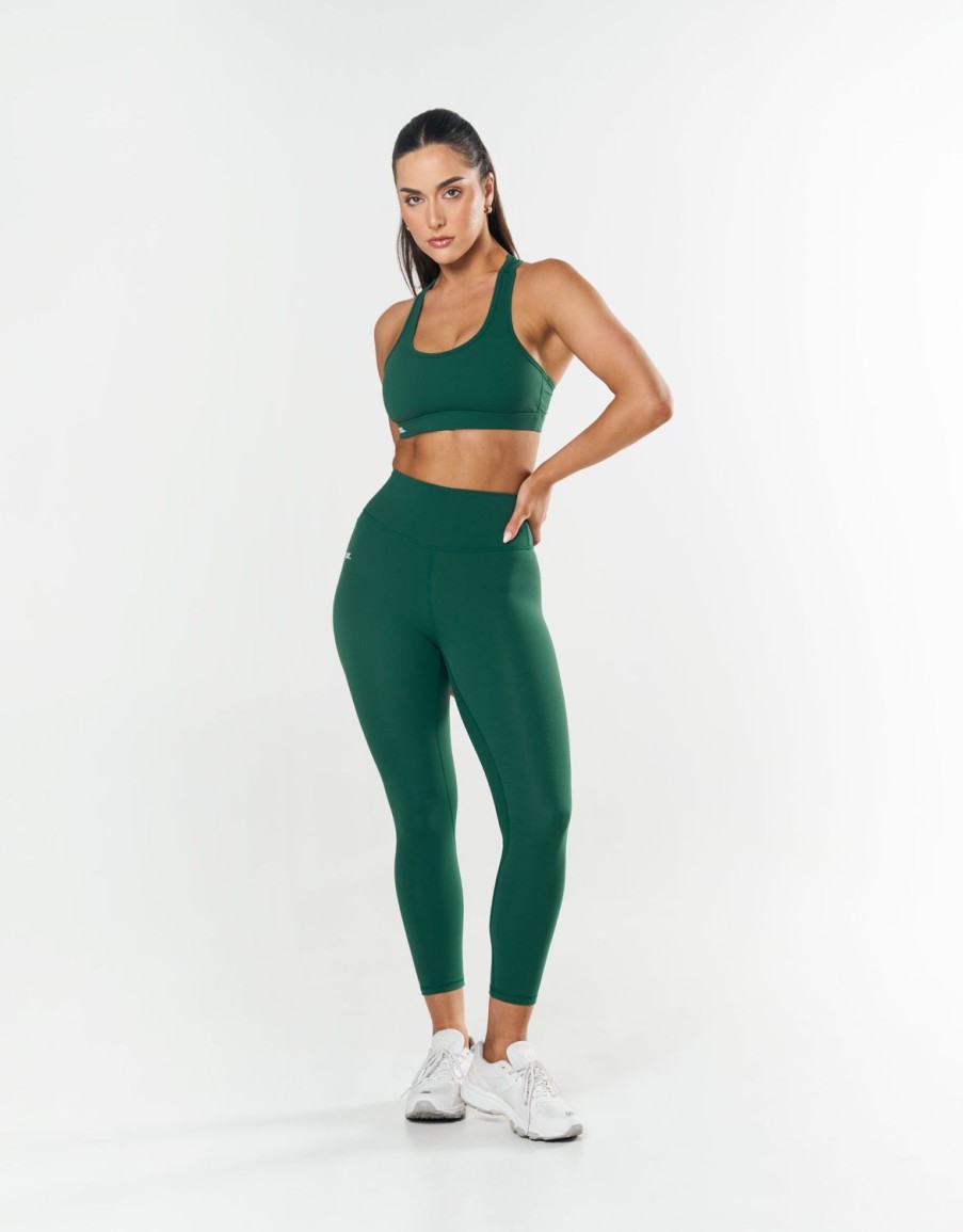 Women STAX Tights & Leggings | 7/8 Tights Nandex Original Aspen Green