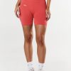 Women STAX Shorts | Premium Seamless Midi Bike Shorts Pink