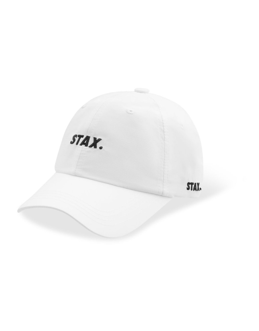 Women STAX Caps | Official Dad Cap White (Black Logo)