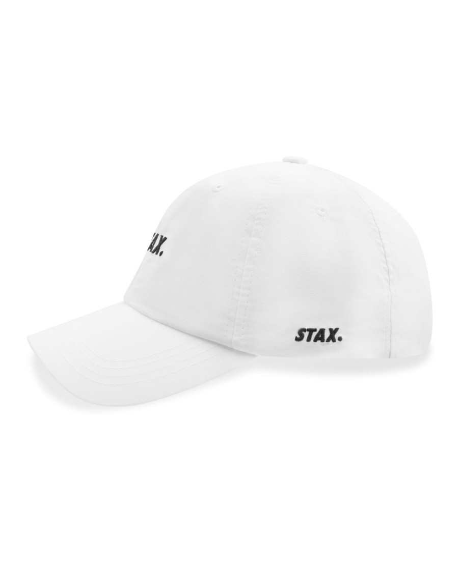 Women STAX Caps | Official Dad Cap White (Black Logo)