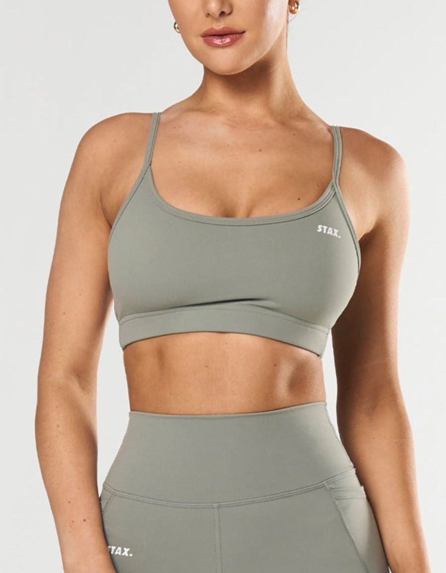 Women STAX Sports Bras & Crop Tops | Delta Crop Nandex Sage