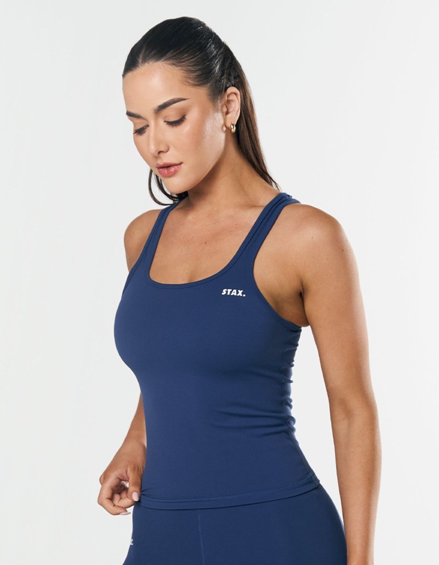 Women STAX Tanks & Singlets | Body Tank Nandex Navy