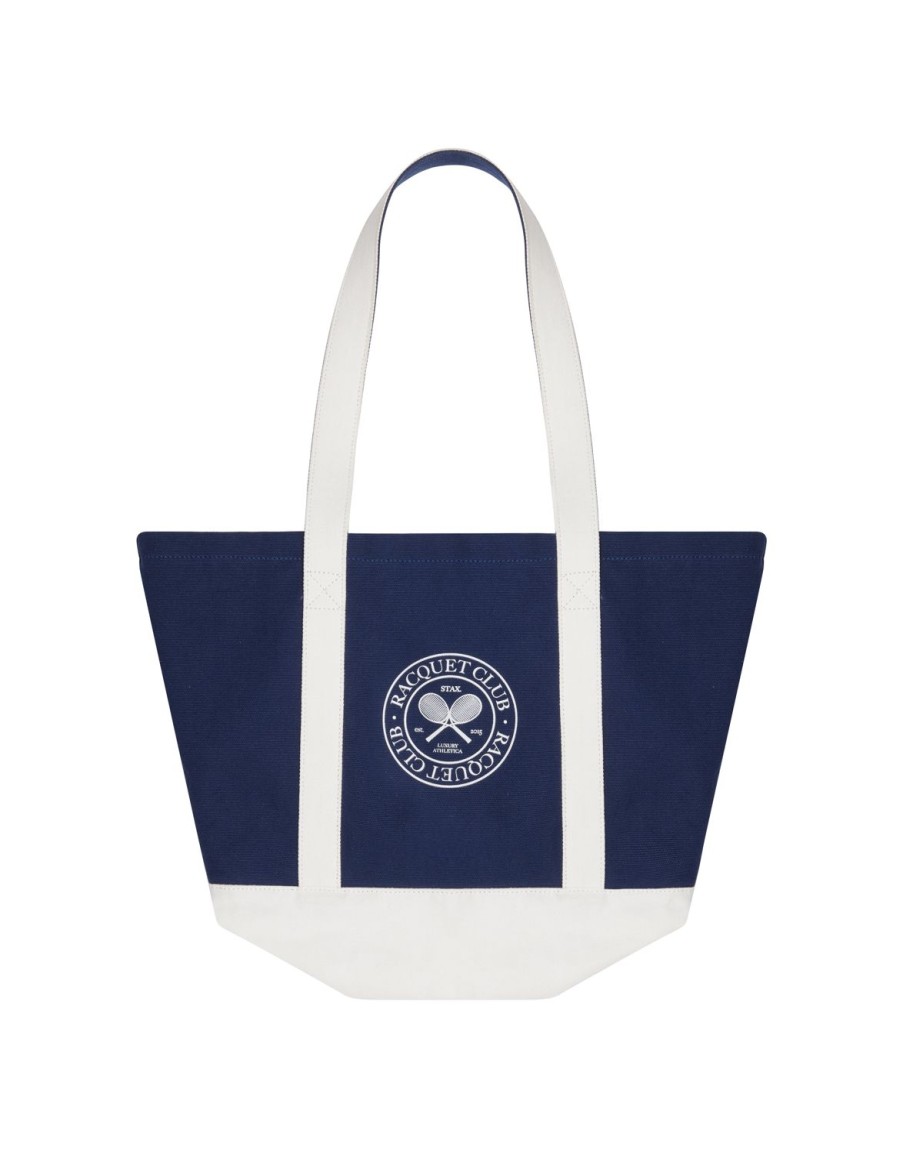 Women STAX Accessories | Racquet Club Tote Navy