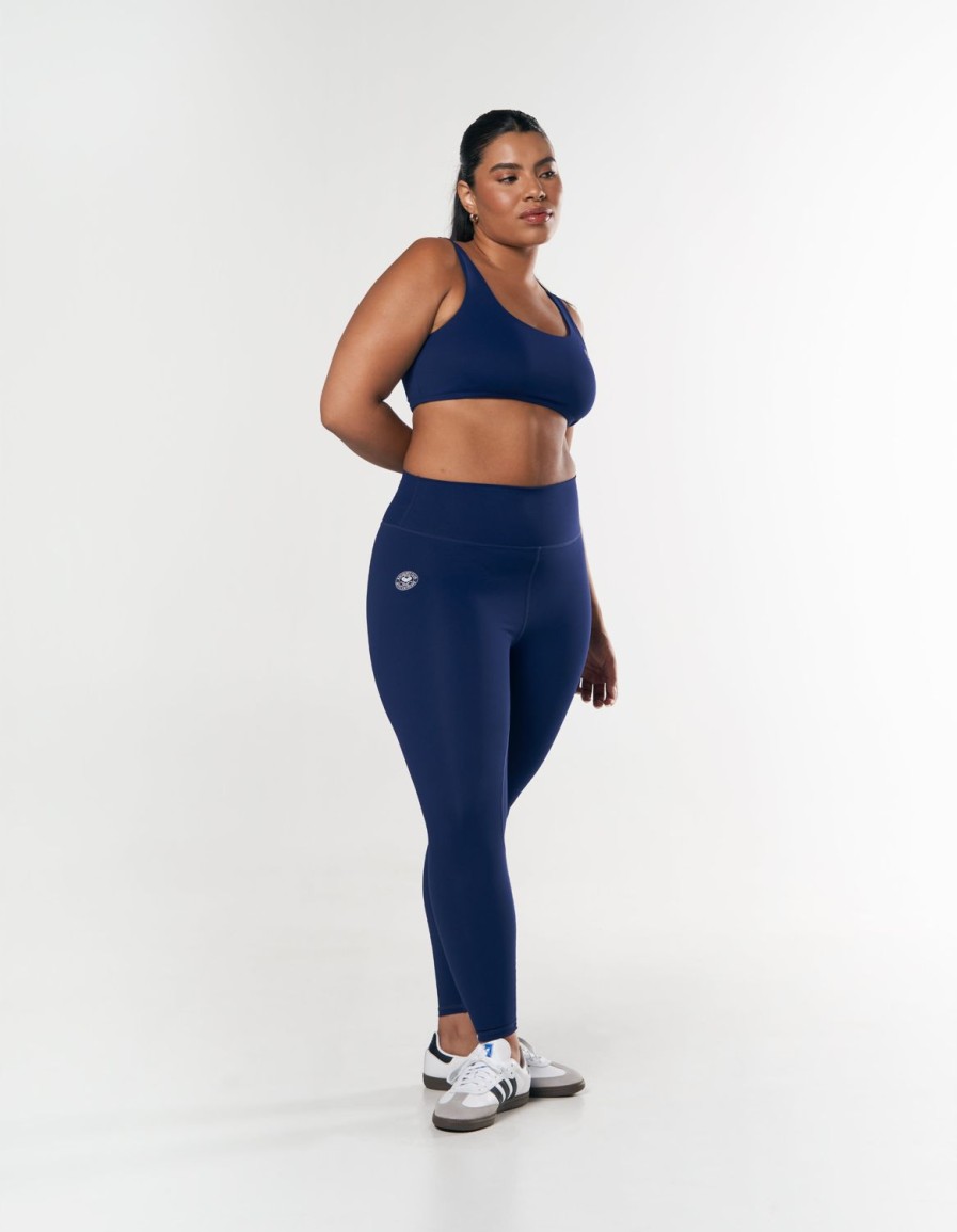 Women STAX Sports Bras & Crop Tops | Racquet Club Scoop Crop Navy