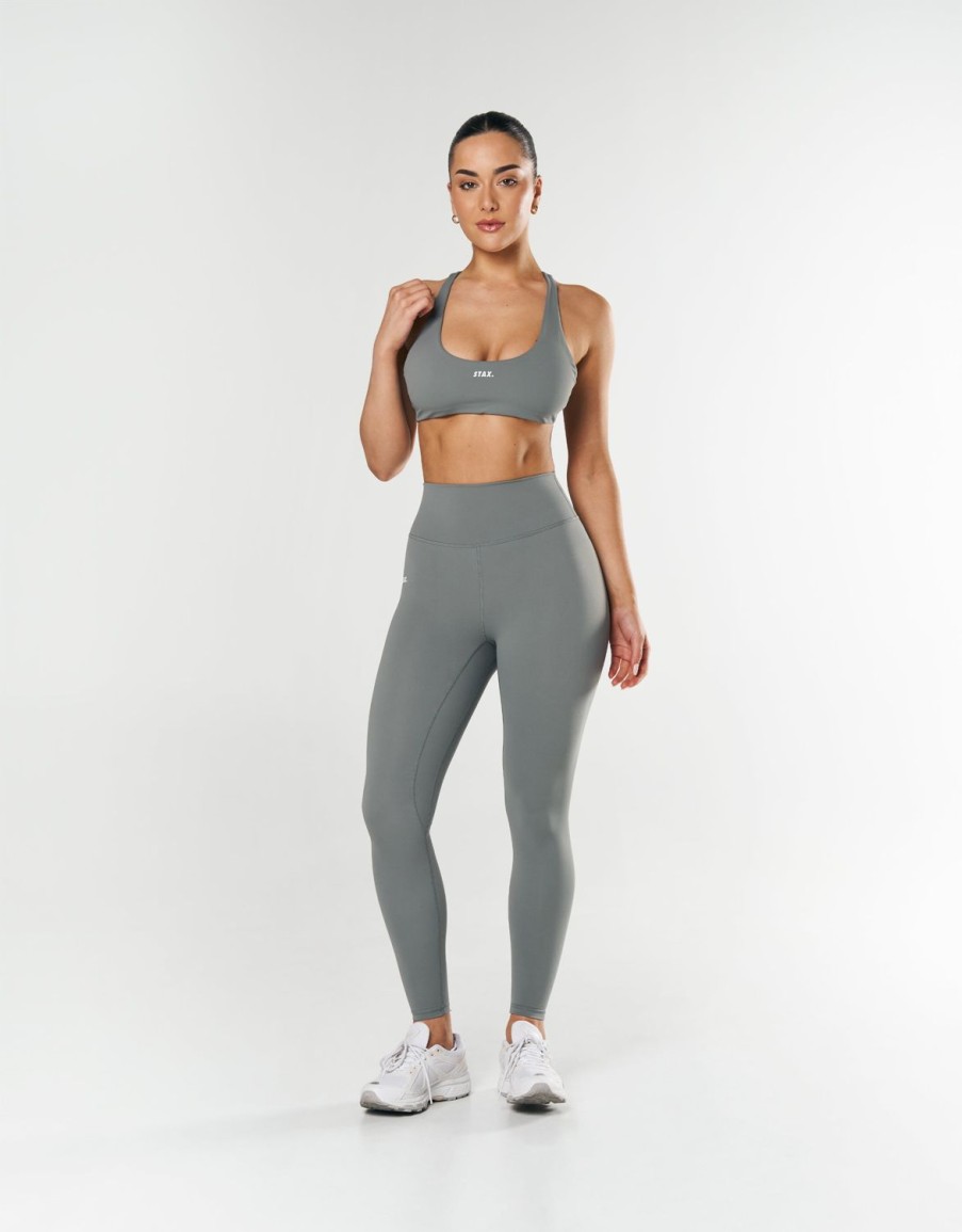 Women STAX Sports Bras & Crop Tops | Maia Crop Nandex Thyme