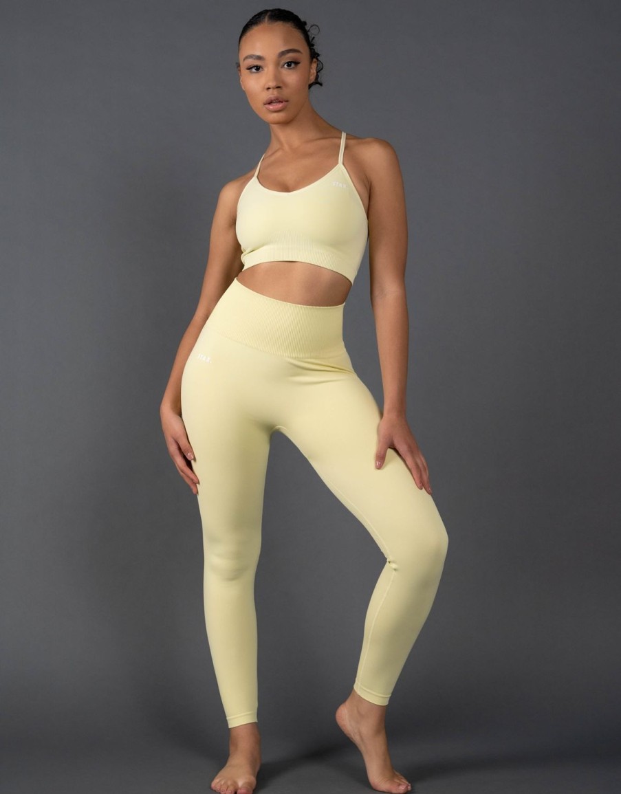 Women STAX Tights & Leggings | Premium Seamless Tights V5.1 Lemon