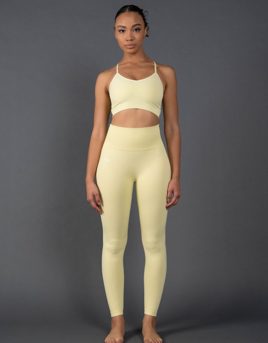 Women STAX Tights & Leggings | Premium Seamless Tights V5.1 Lemon