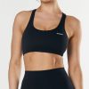 Women STAX Sports Bras & Crop Tops | Original Crop Nandex Black