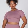 Women STAX Sports Bras & Crop Tops | Premium Seamless Favourites Cropped Tee Dusty Rose