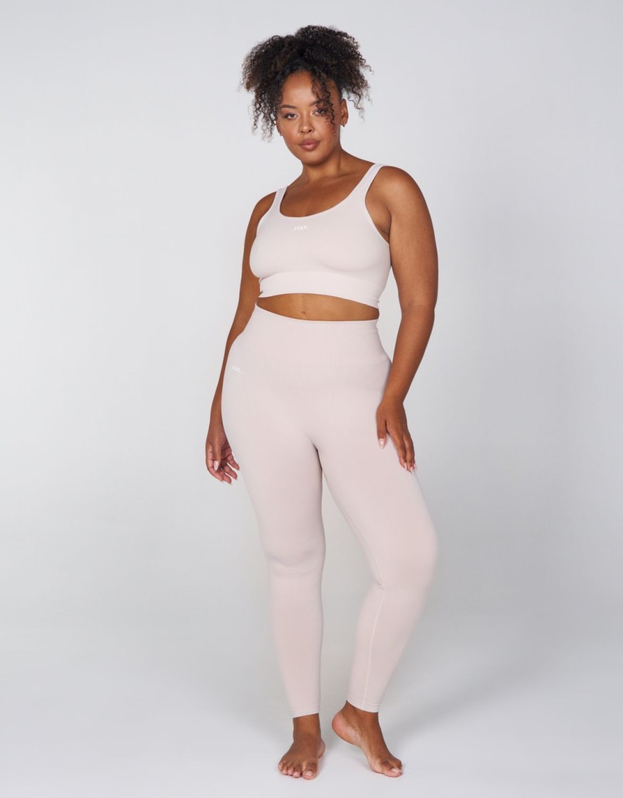 Women STAX Sports Bras & Crop Tops | Premium Seamless Favourites Low Back Crop Bone