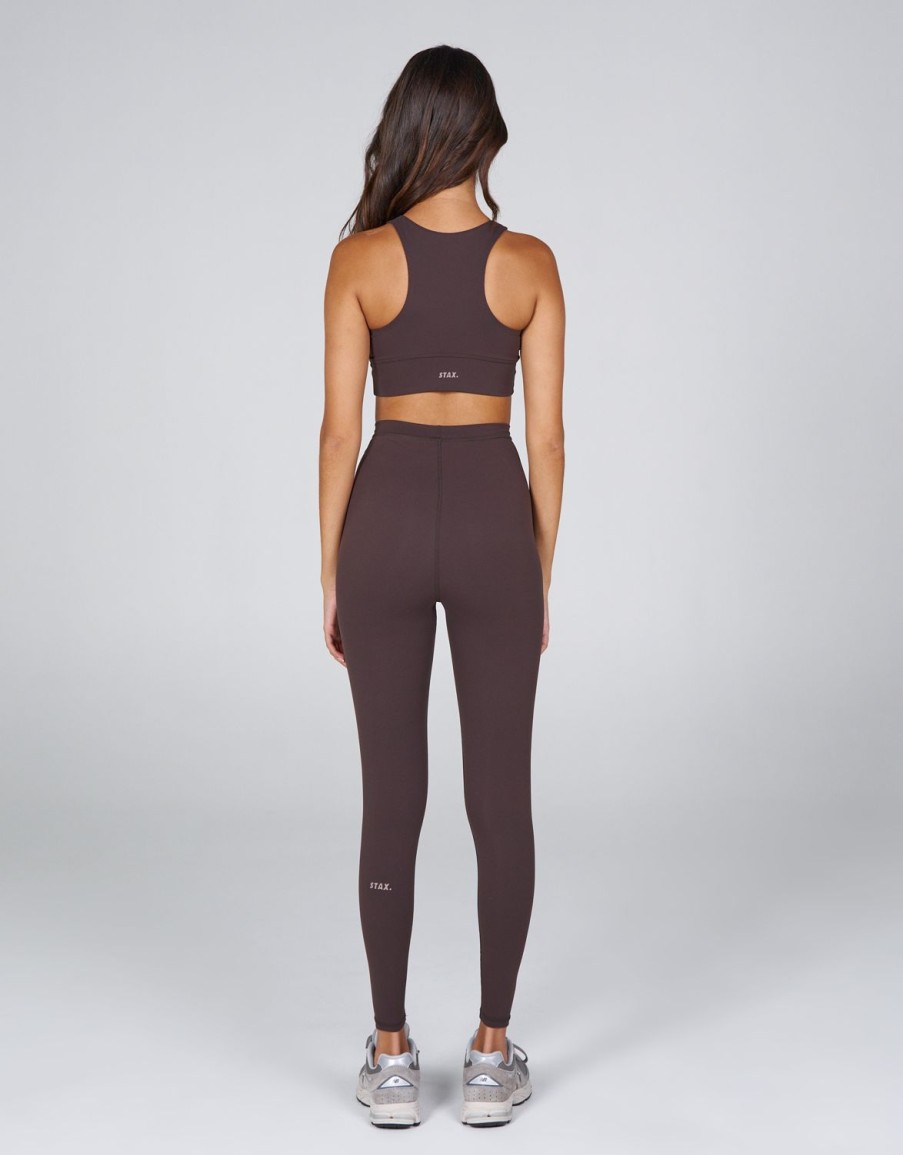 Women STAX Tights & Leggings | Aw Tights Brown (Sinai)