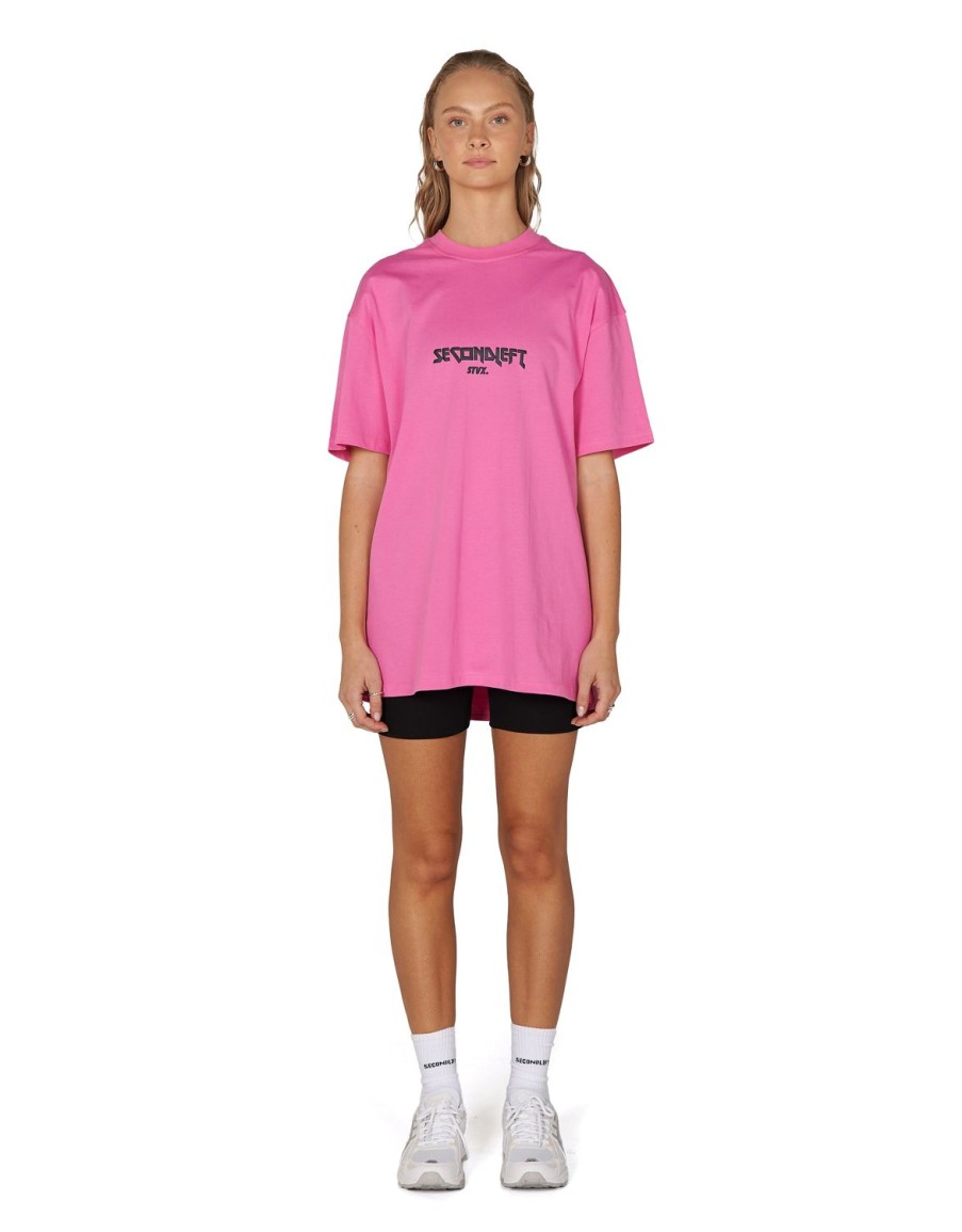 Women STAX Tees | Foam Tee Pink