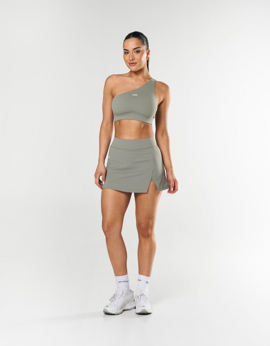 Women STAX Sports Bras & Crop Tops | Adira Crop Nandex Sage