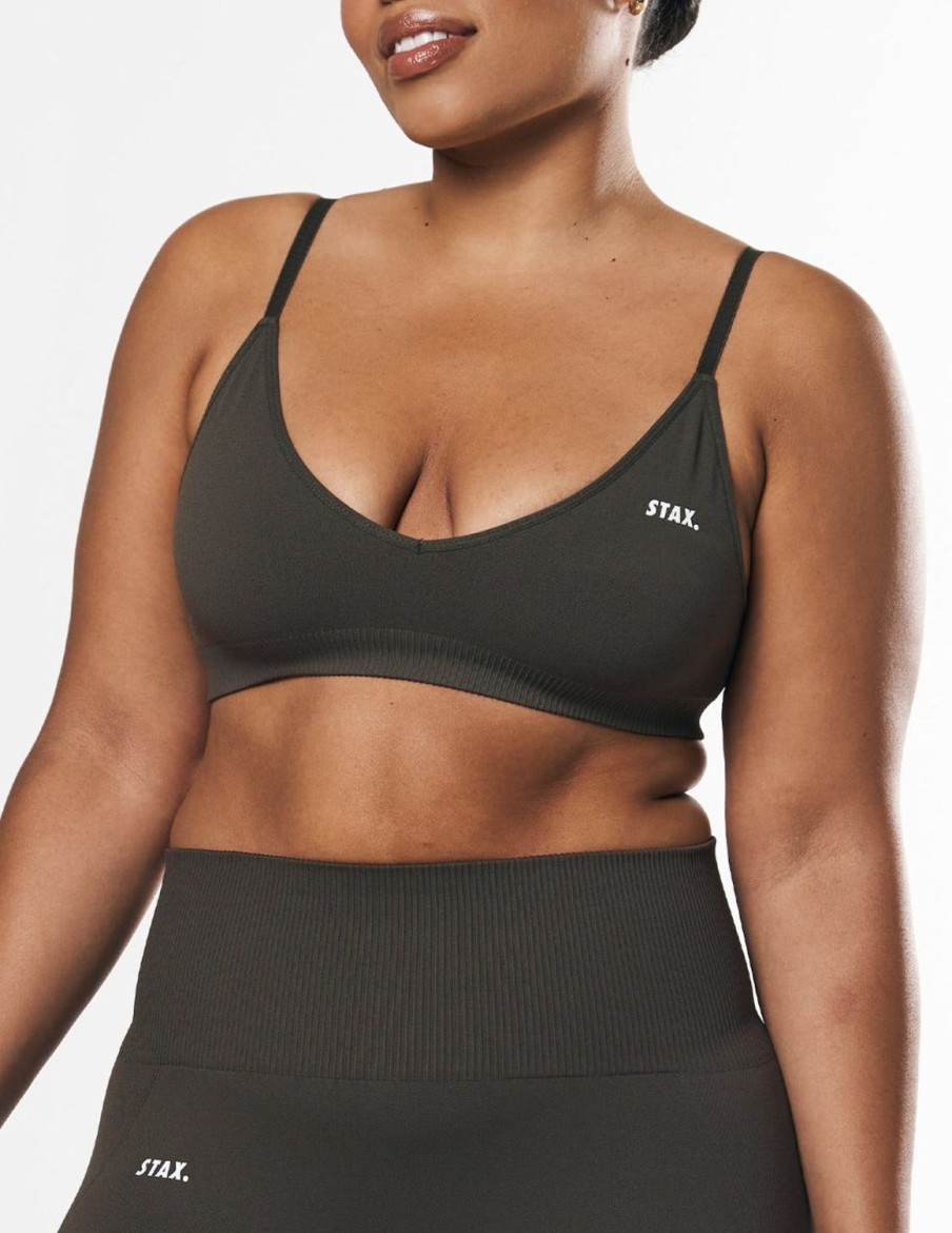 Women STAX Sports Bras & Crop Tops | Premium Seamless Bralette Dovetail