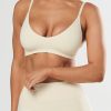 Women STAX Sports Bras & Crop Tops | Seamless Base Bralette Butter