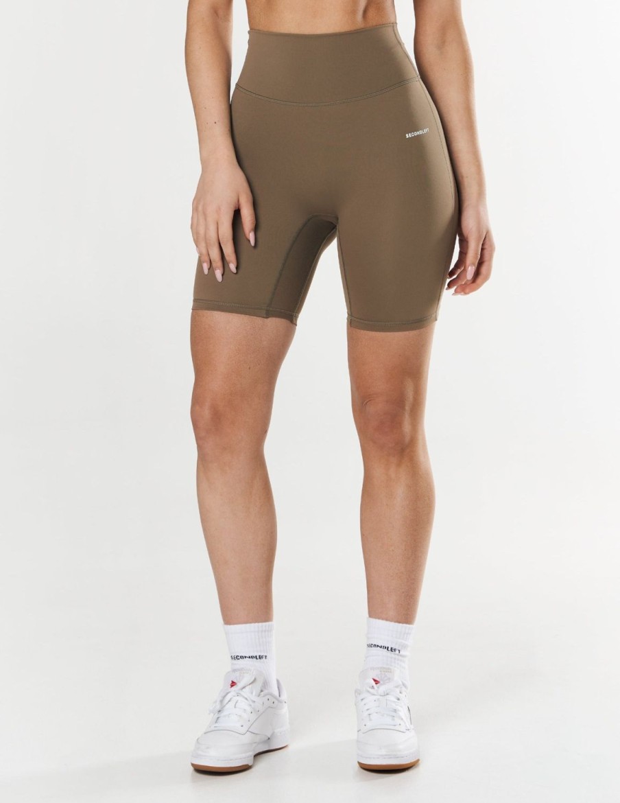 Women STAX Shorts | Original Biker Shorts Nandex Brown