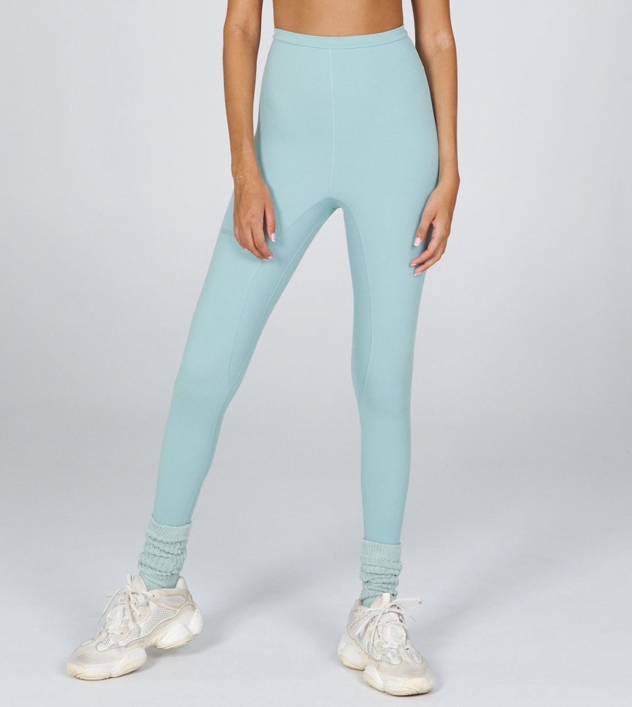 Women STAX Tights & Leggings | Aw Poppy Full Length Tights Capri (Blue)