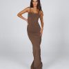 Women STAX Dresses | Aw Oasis Dress Tuscan (Brown)