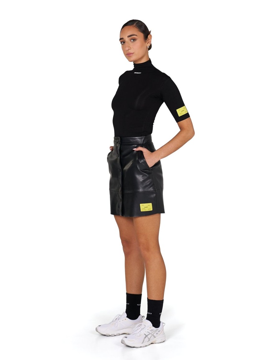 Women STAX Skirts | S1 Faux Skirt Short Black