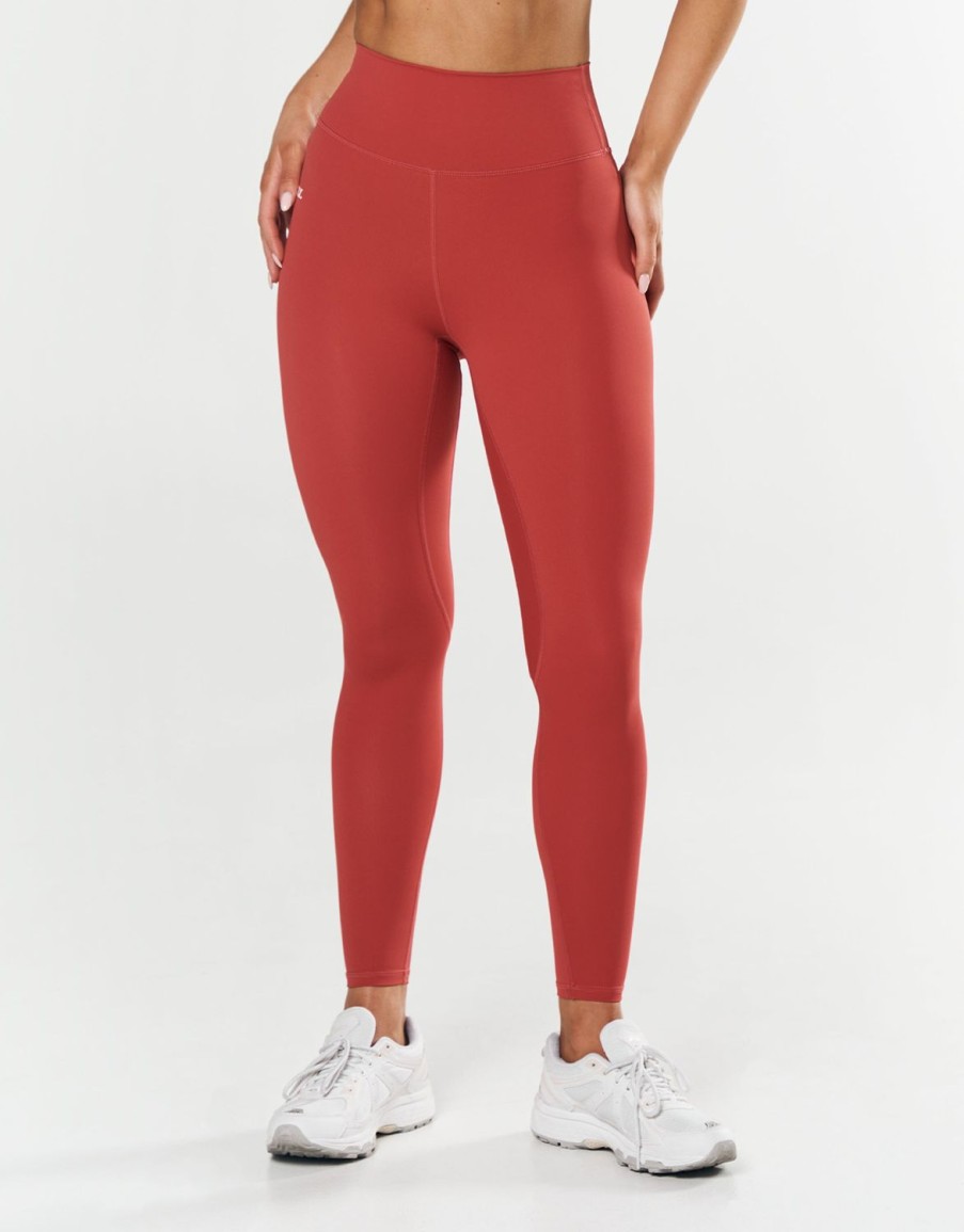 Women STAX Tights & Leggings | Full Length Tights Nandex Mahogany