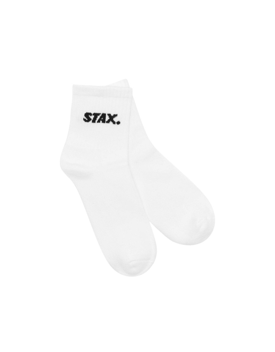 Women STAX Socks | Ankle Socks White