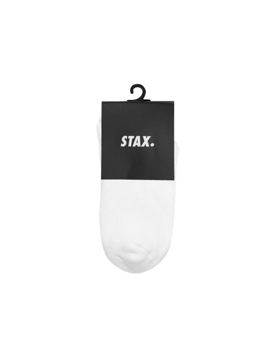 Women STAX Socks | Ankle Socks White