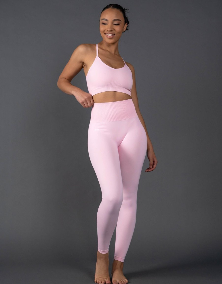 Women STAX Tights & Leggings | Premium Seamless Tights V5.1 Taffy (Pink)