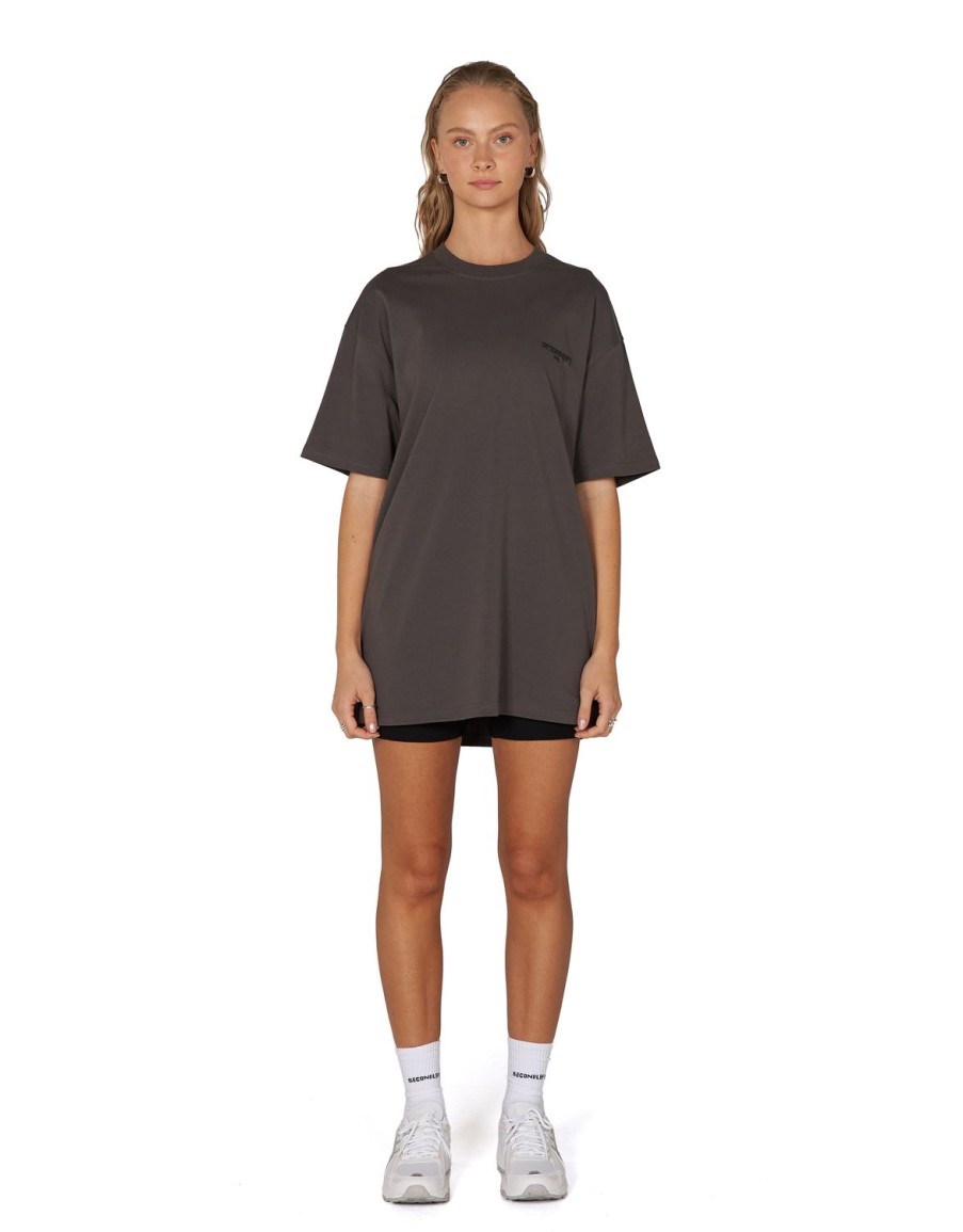 Women STAX Tees | Foam Tee Charcoal