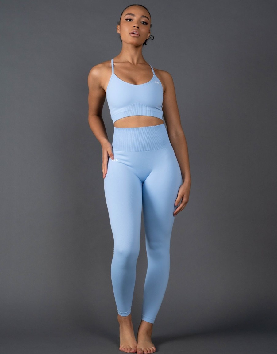 Women STAX Tights & Leggings | Premium Seamless Tights V5.1 Baby Blue