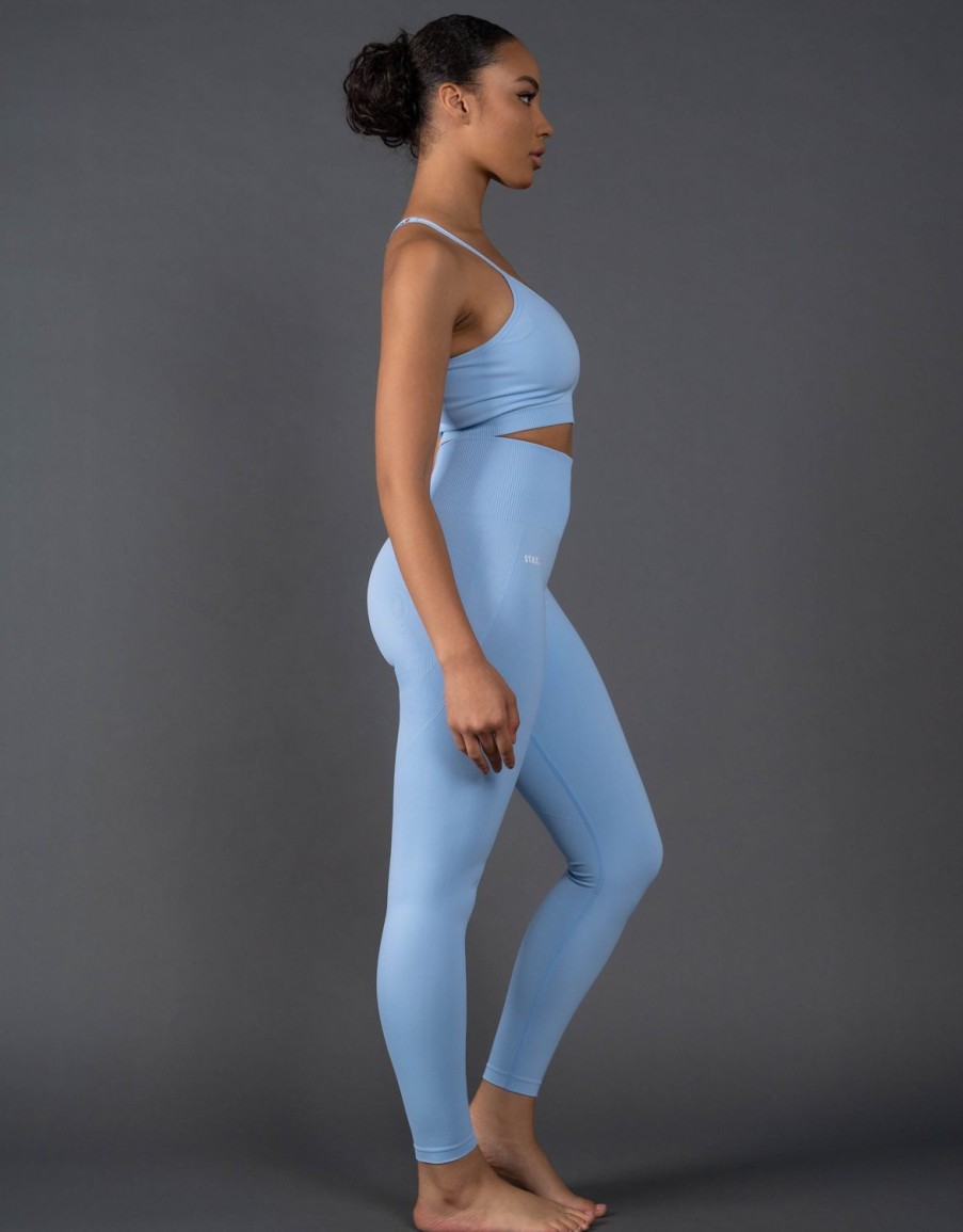 Women STAX Tights & Leggings | Premium Seamless Tights V5.1 Baby Blue