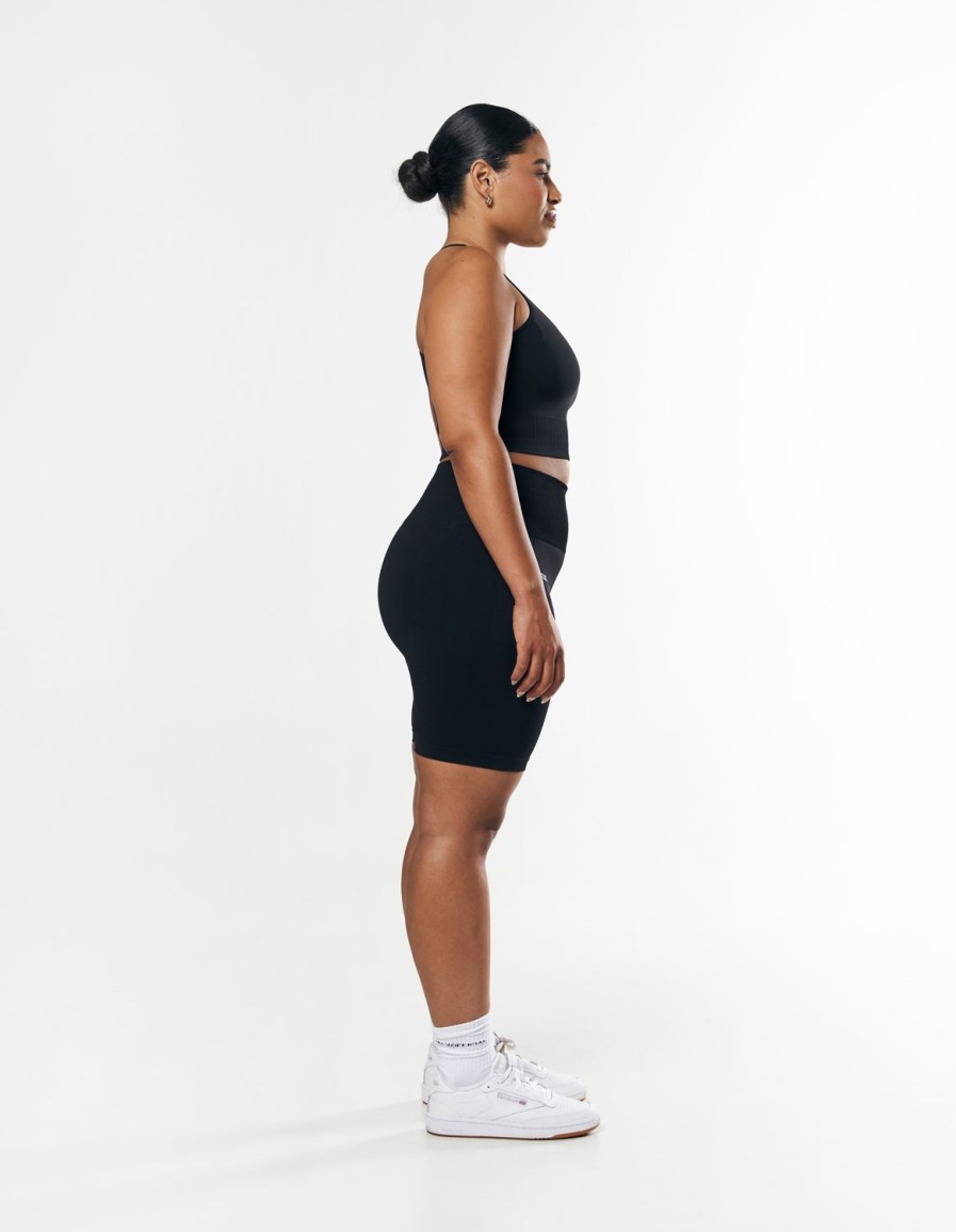 Women STAX Shorts | Premium Seamless Midi Bike Shorts Astro