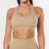 Women STAX Sports Bras & Crop Tops | Classic Crop Nandex Sand Beige