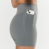 Women STAX Shorts | Phone Pocket Midi Bike Shorts Nandex Thyme