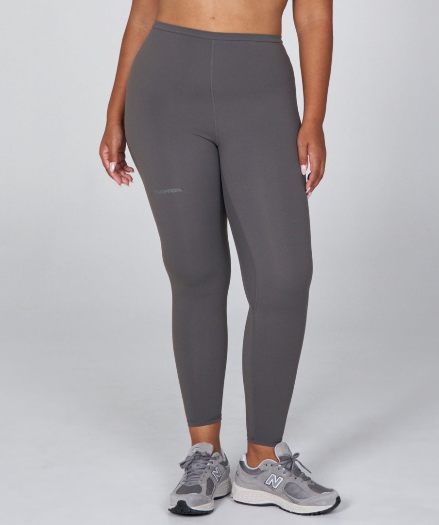 Women STAX Tights & Leggings | Aw Poppy Full Length Tights Ash (Grey)