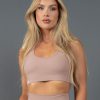 Women STAX Sports Bras & Crop Tops | Classic Crop Nandex Warm Clay Taupe