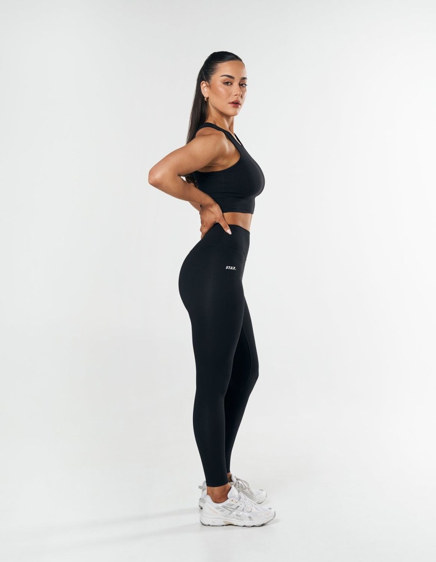 Women STAX Tanks & Singlets | Cropped Tank Nandex Black