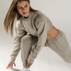 Women STAX Hoodies & Sweaters | W23 Cropped Crew Neck Earth