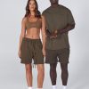 Men STAX Shorts | Elements Shorts Bark Brown