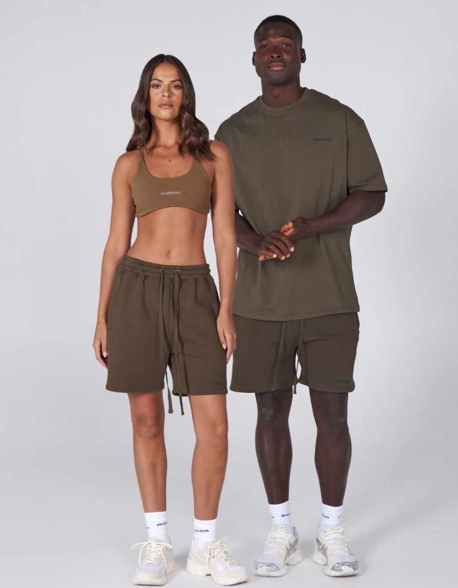 Men STAX Shorts | Elements Shorts Bark Brown