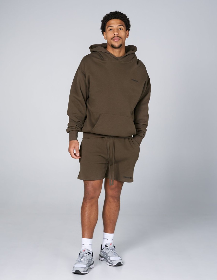 Men STAX Shorts | Elements Shorts Bark Brown