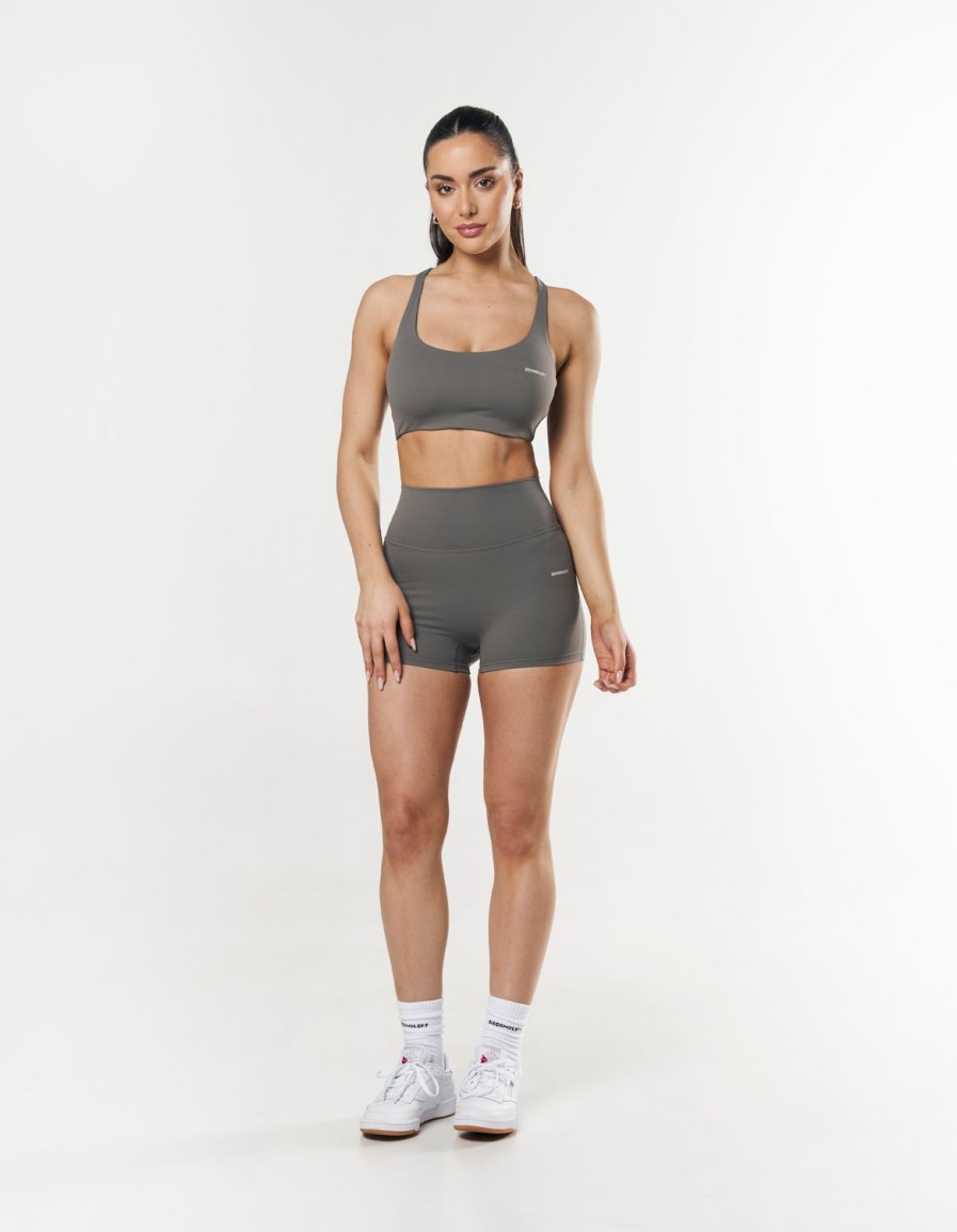 Women STAX Sports Bras & Crop Tops | Fuse Crop Nandex Steel