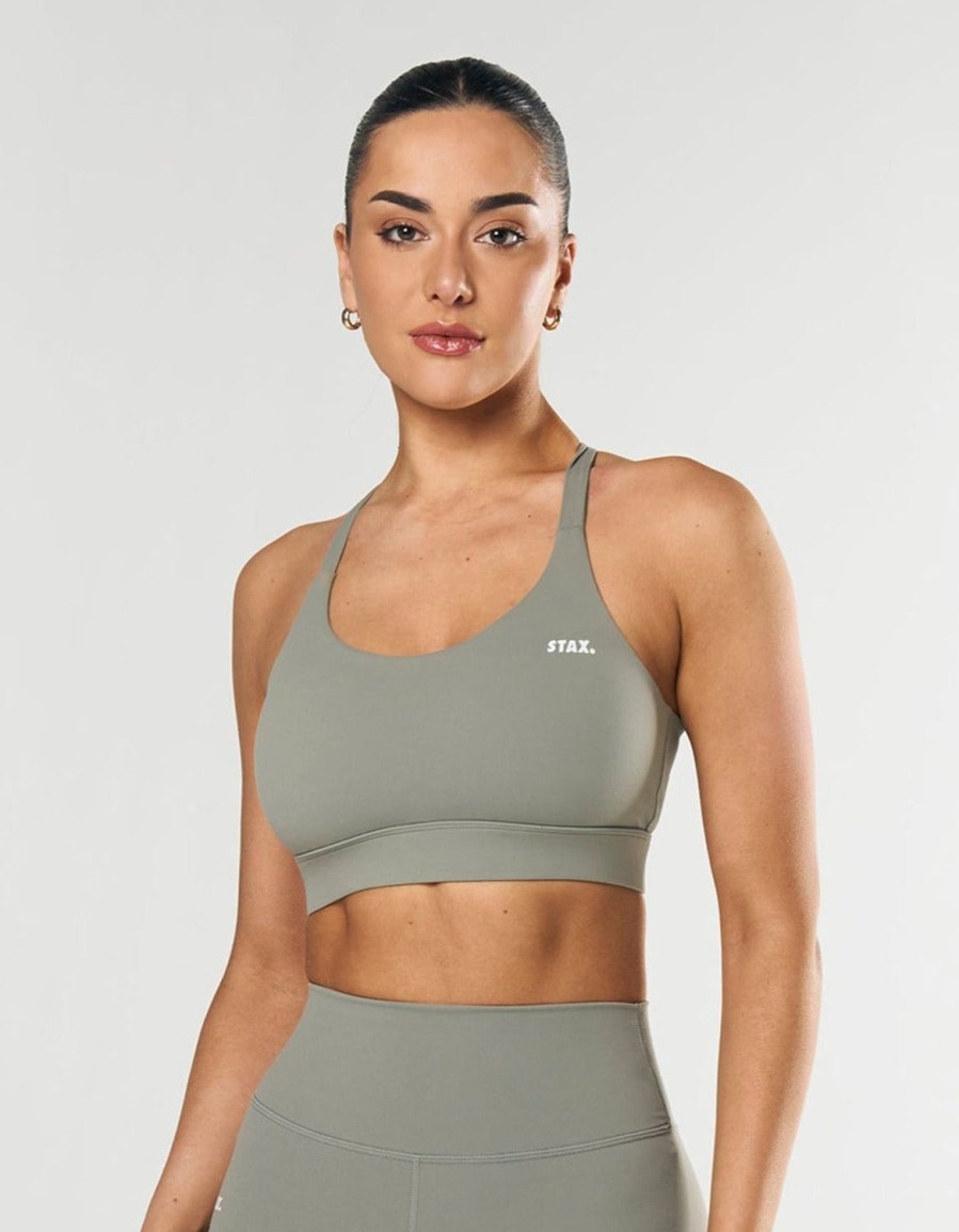 Women STAX Sports Bras & Crop Tops | Adapt Crop Nandex Sage