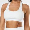 Women STAX Sports Bras & Crop Tops | Classic Crop Nandex White