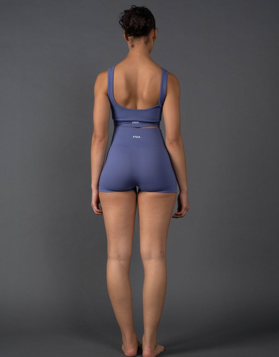 Women STAX Shorts | Premium Seamless Mini Lounge Shorts V5.1 Topaz