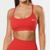 Women STAX Sports Bras & Crop Tops | Strappy Crop Nandex Red