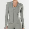 Women STAX Jackets & Coats | Sport Jacket Nandex Grey